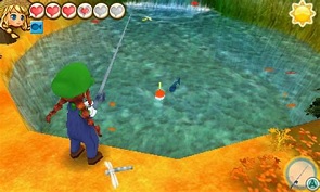 Cosplaying Luigi in Trio of Towns