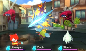 Battle mode in Yo-Kai Watch