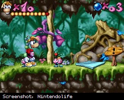 Rescuing some electoons in Rayman.