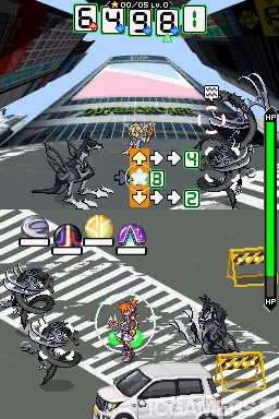 Battle on Scramble Crossing in The World Ends with You.