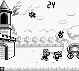 Rescuing Toads from a burning castle in Game & Watch Gallery.