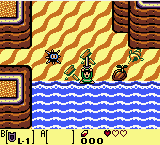 Finding your sword in Link's Awakening DX.