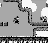 Tree Zone 1 in Super Mario Land 2.