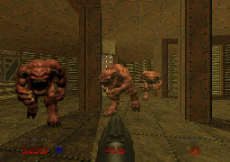 Pinkies in the power converter in Doom 64