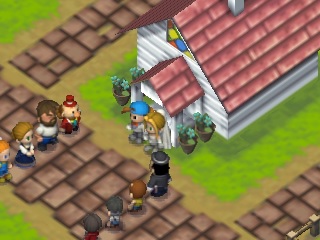 Getting married in Harvest Moon 64.