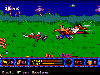 TJ and Earl get ambushed by a duck in Panic on Funkotron.