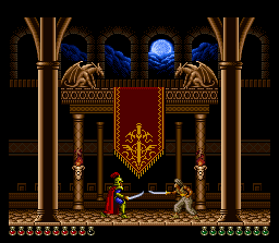 The Swordsman faces an enemy in Prince of Persia.