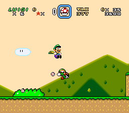 Luigi's new design for Super Mario World has been made extinct by Nintendo.