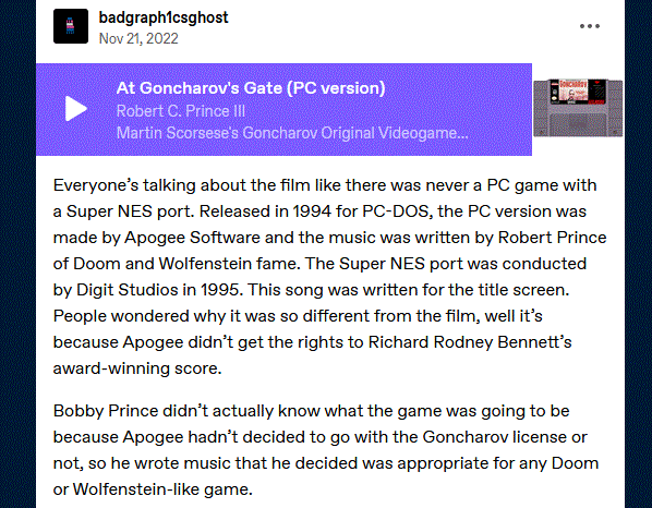 Tumblr post featuring At Goncharov's Gate