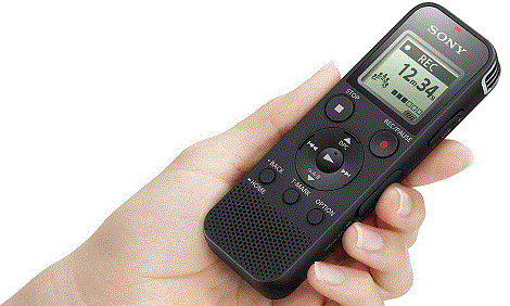 Sony handheld digital voice recorder