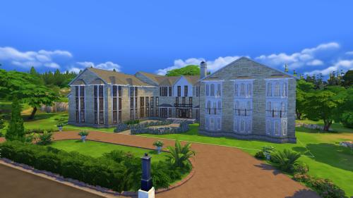 Why do I do this to myself? A mansion in The Sims 4.