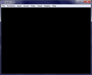 Snes9x startup screen