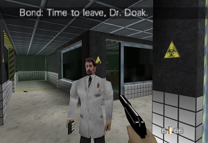 Bond rendezvouses with Dr. Doak in