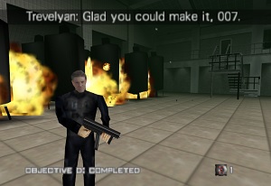 Image. Agents 006 and 007 destroy the nerve gas tanks.