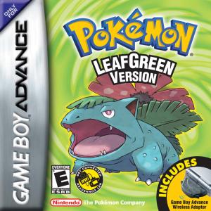 Venusaur on the cover to Pokemon LeafGreen.