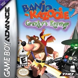 Banjo and Kazooie run from Mecha-Grunty.
