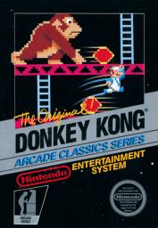 Donkey Kong rolls out the barrel for Mario.