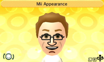David Letterman Mii.