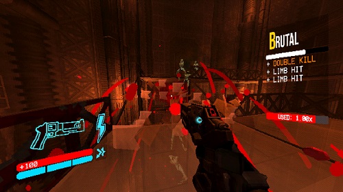 V1 breaks a pane of glass, sending several husks to their re-deaths.