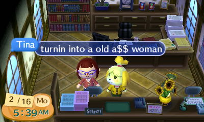 Turnin' into an old-ass woman...