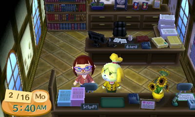 Tina and Isabelle stand in silence for a moment.