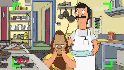 Gene interrupts Bob's cooking show audition.