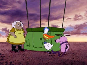Screenshot: LeQuack returns to use Muriel in another of his schemes.