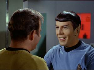 Image. Spock breaking kayfabe (201-'Amok Time')
