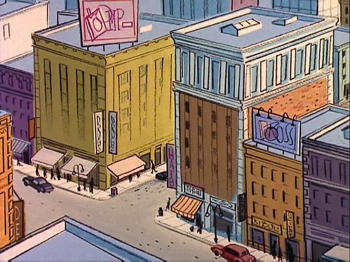 Hoagy's of Manhattan, in the alley behind which our heroes live.