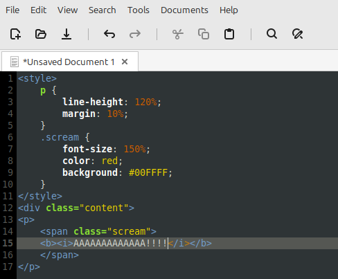Descriptive text for screenreaders and Lynx users.
