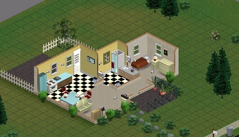 Almost Free: a small ranch house from the early '60s.