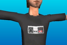 Teenage gamers can now show their colours Everyone needs an NES novelty shirt, even sims!