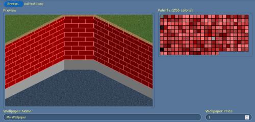 Screenshot of Wallpaper Maker in use.