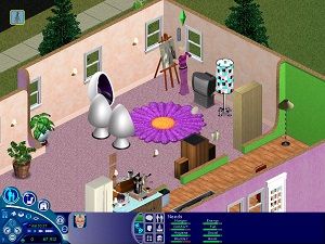 Image: Be as ostentations as you like in The Sims.